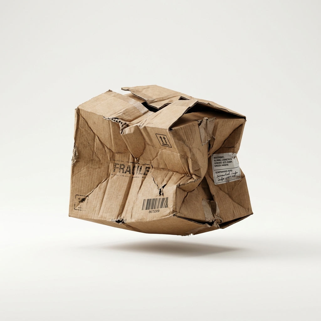 Damaged shipment arrives